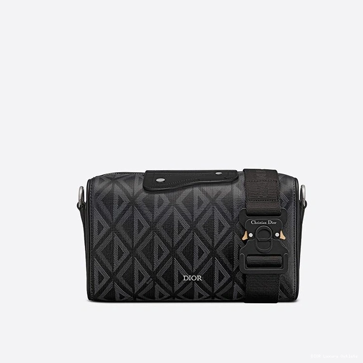 Cheap Black Diamond Bag Dior 22 Lingot Motif Canvas CD 0730 Luxury